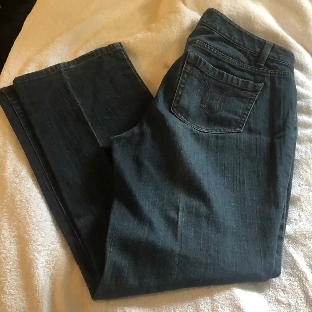 Loft Curvy Bootcut Jeans - Picture 1 of 7